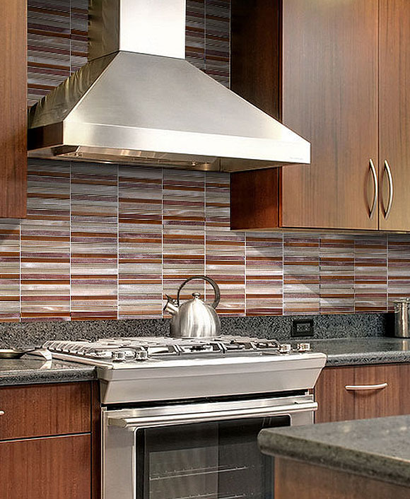 BA1116-kitchen-self adhesive metal backsplash tiles