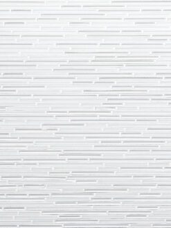 Modern White Thin Glass Mosaic Backsplash tile BA1164 3