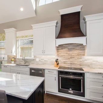 Modern White Gray Subway Marble Backsplash Tile