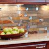 Subway Slate Burgundy Glass Mosaic Kitchen Backsplash Tile BA1026