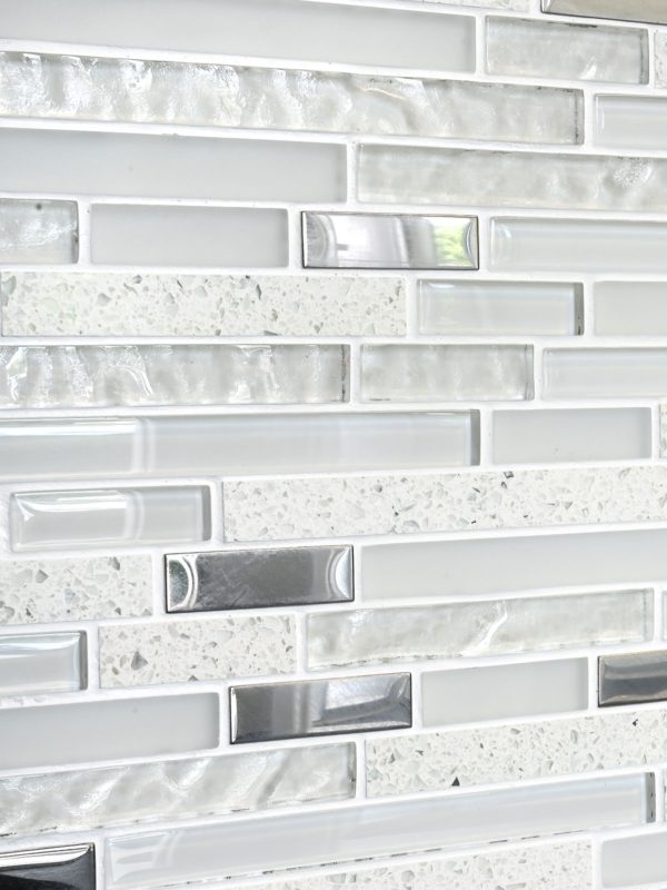 modern white glass quartz backsplash tile BA62038 3