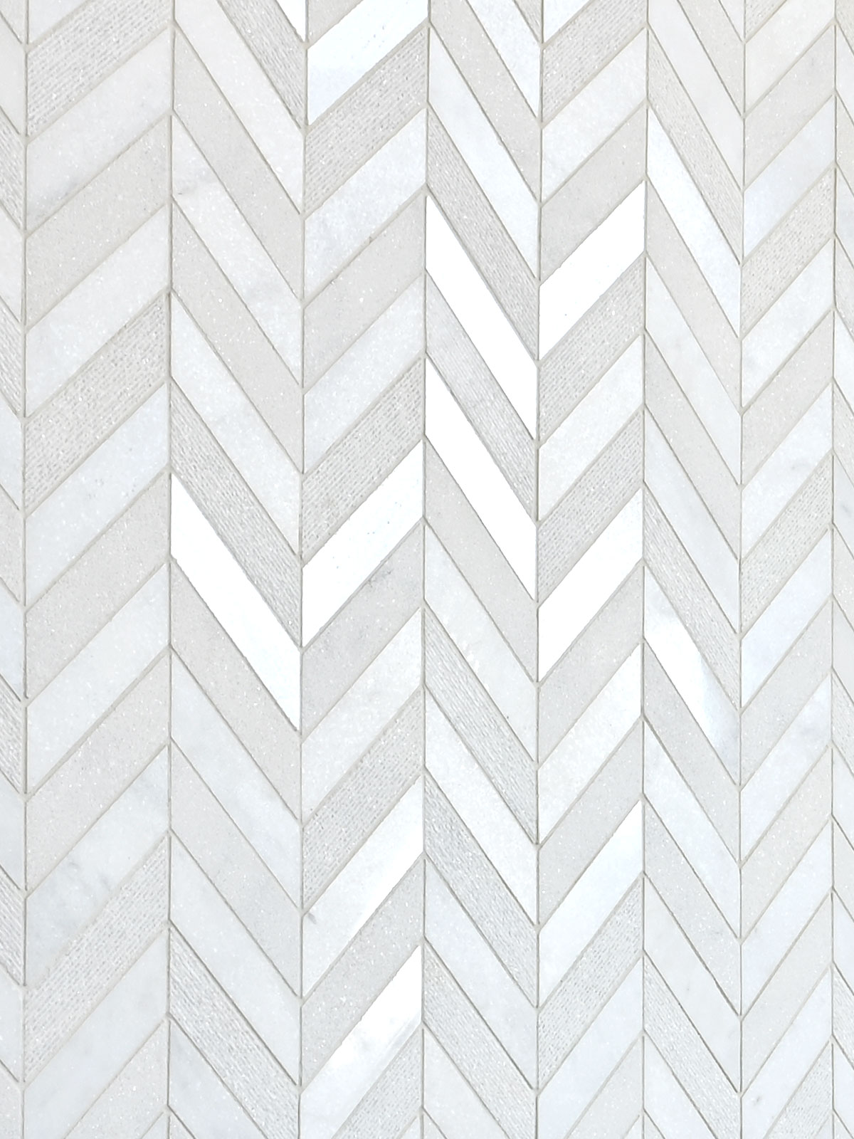 White modern marble chevron mosaic backsplash tile BA631613 1 1