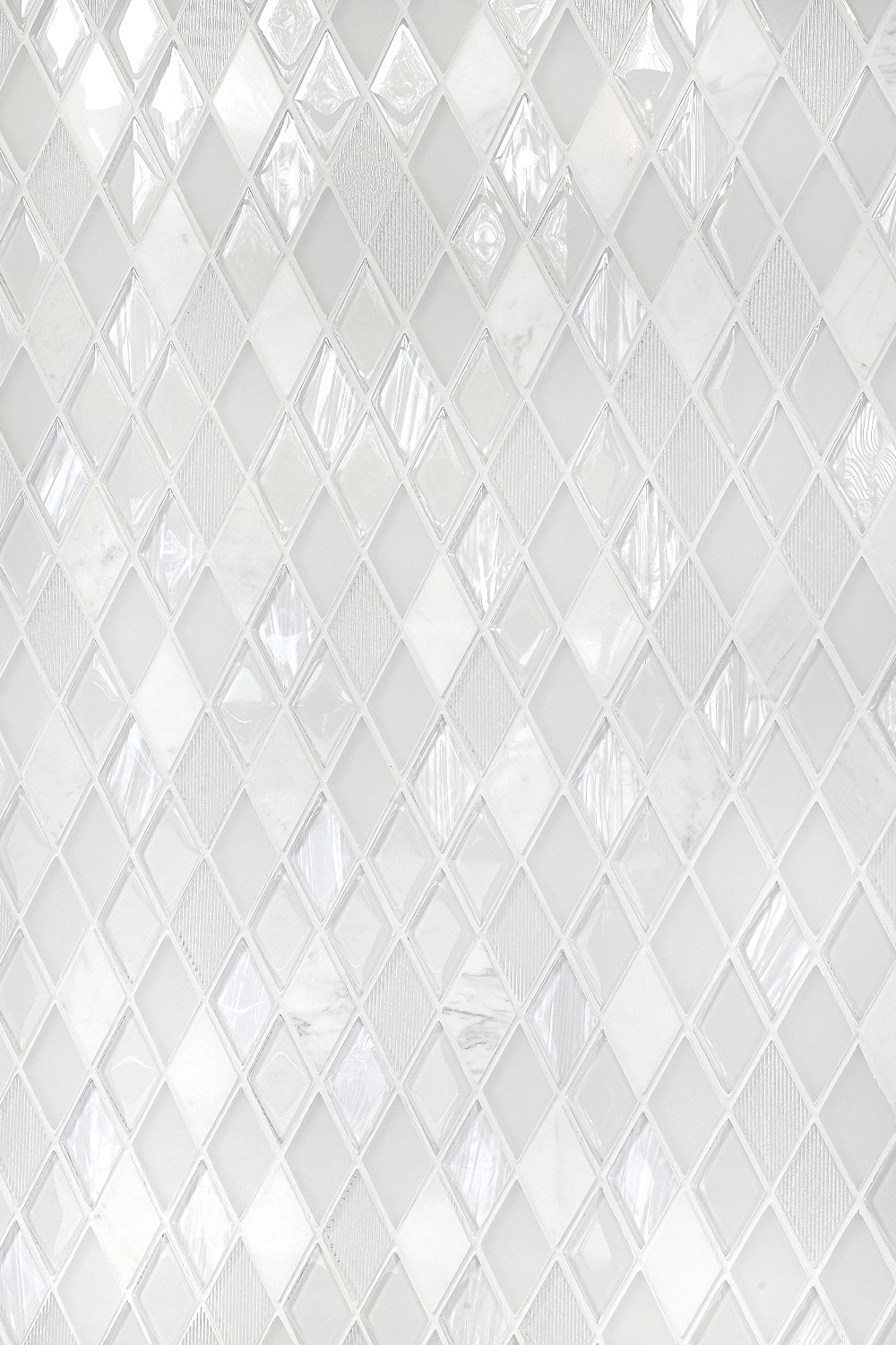 Elegant White Glass Marble Backsplash Tile BA62046 5