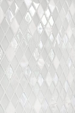 Elegant White Glass Marble Backsplash Tile BA62046 6
