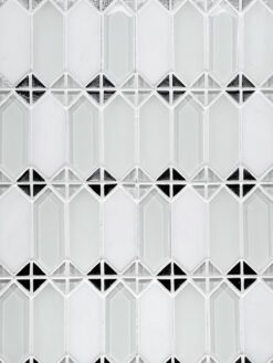 White Glass Marble Modern Backsplash Tile 6 BA62048