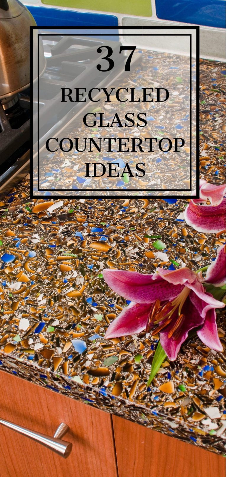 37+ Recycled GLASS COUNTERTOP Ideas (Designs, Tips & Advice!)