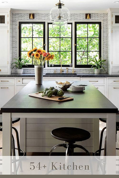 54+ White Cabinet Black Countertop (INSPIRING LOOK) - Cabinets