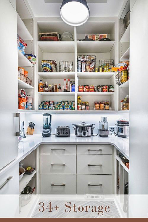 white kitchen pantry