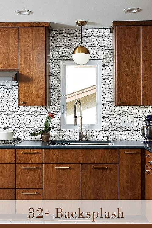 Countertop Cabinets in the Kitchen - The Honeycomb Home