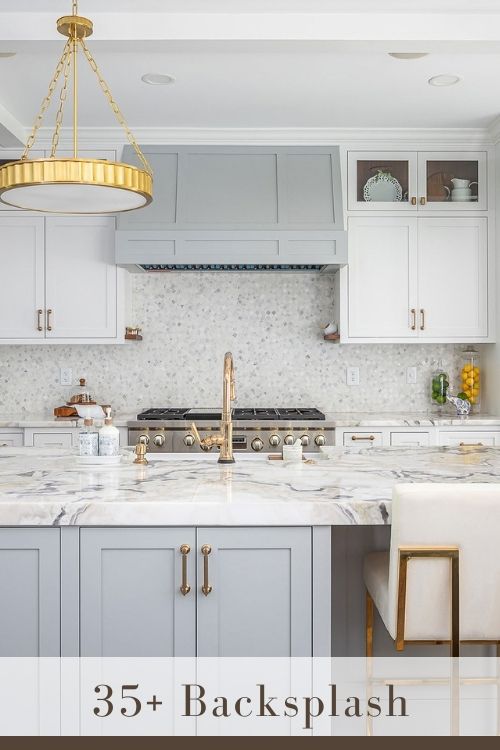 White Mosaic Tile Backsplash Textural Appeal with Clean Look