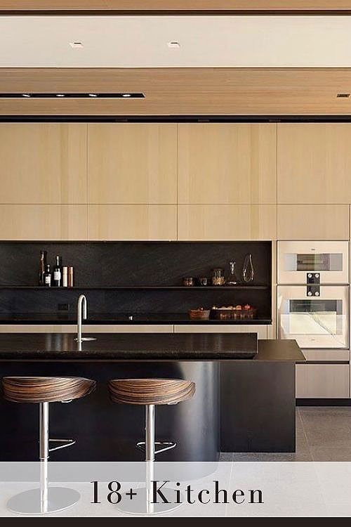 Backsplash for Brown Cabinets and Black Countertops Hottest Tile Trends