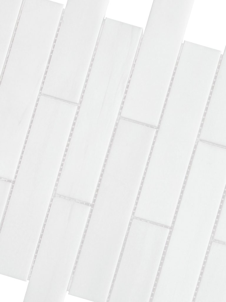 Modern White Subway Marble Backsplash Mosaic Tile