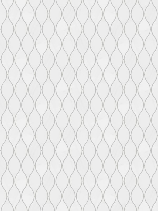 White Marble Oval Backsplash Mosaic Tile BA7003 3