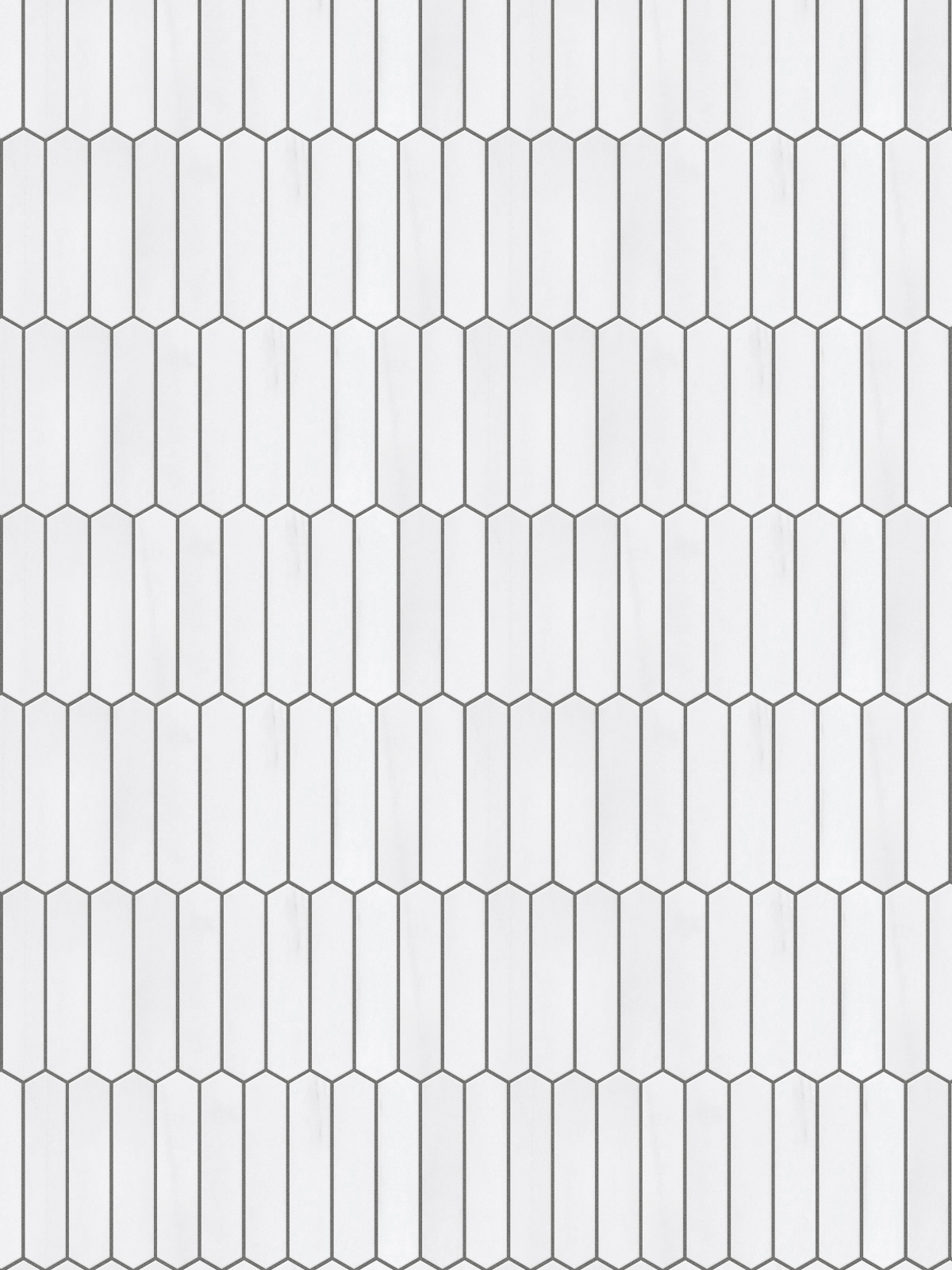 White Marble Small Picket Design Backsplash Mosaic Tile BA6302 4