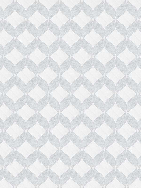 White Gray Waterjet Mosaic Kitchen Backsplash Tile BA6317 7
