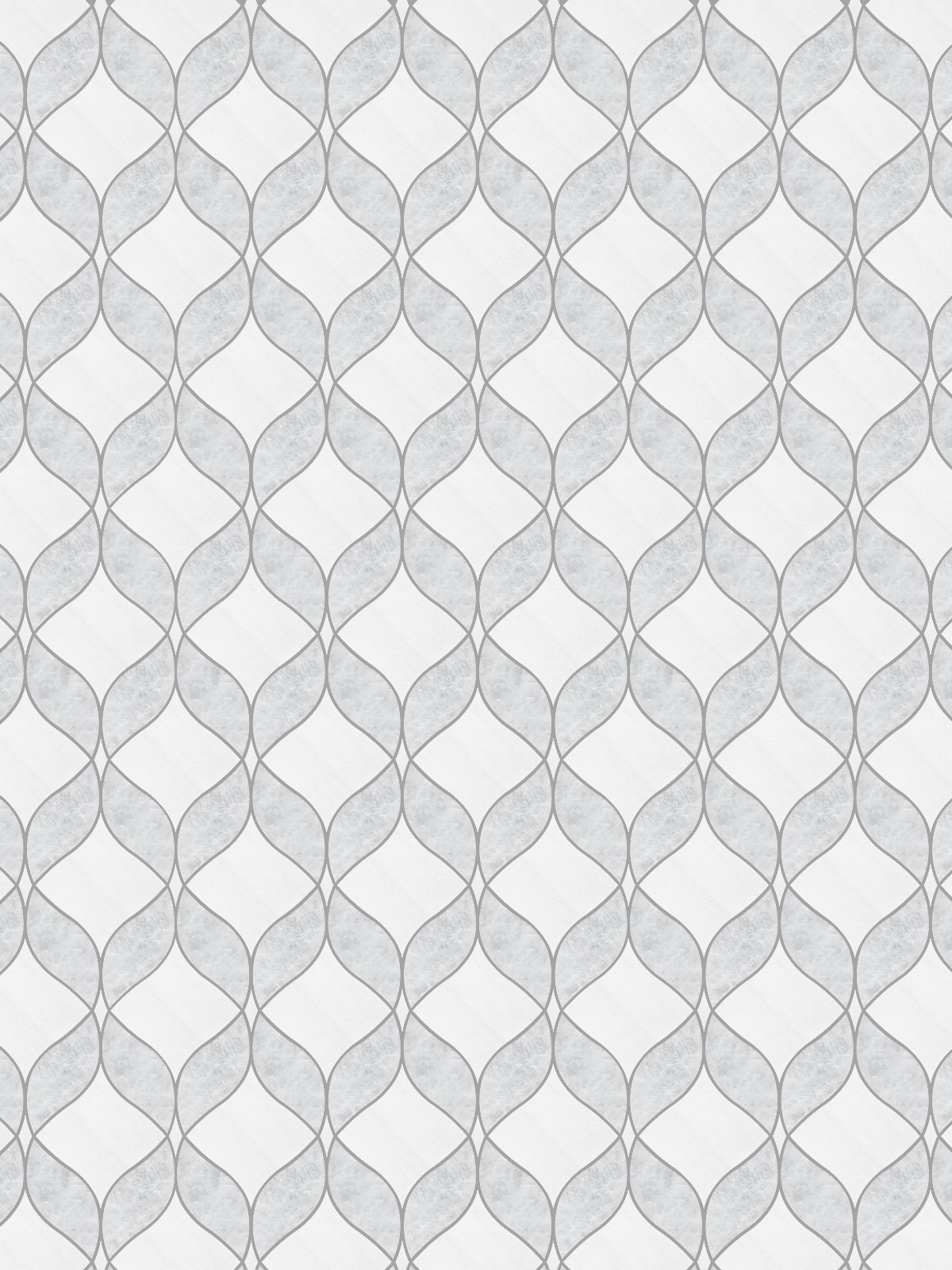 White Gray Waterjet Mosaic Kitchen Backsplash Tile BA6317 8