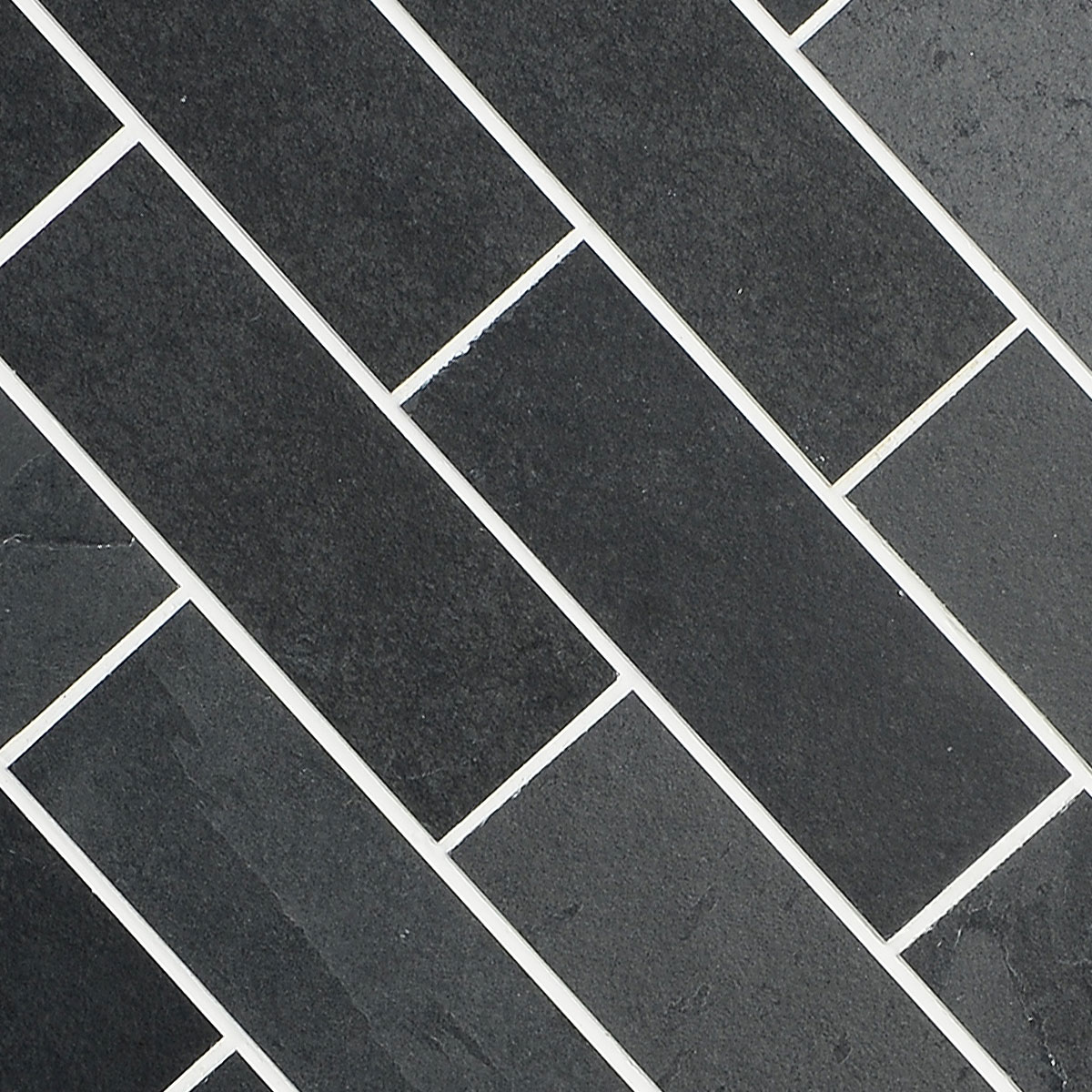 Black Gray Slate Subway Backsplash Tile BA1070 3