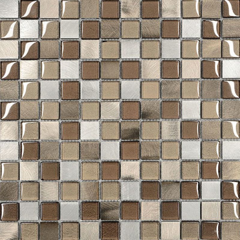 Brown Metal Glass Modern Kitchen Backsplash Tile | Backsplash.com