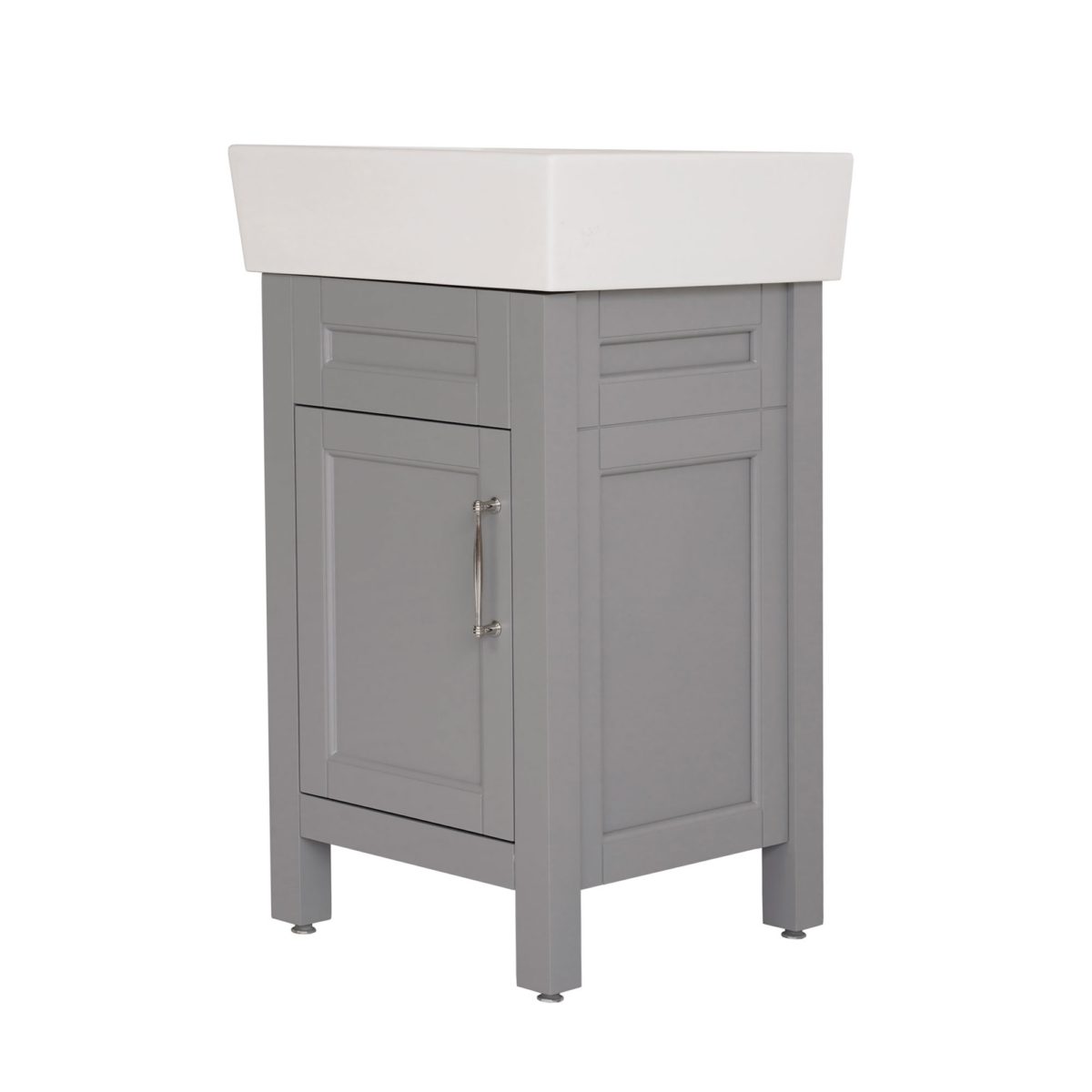18 inch gray vanity side a