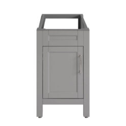 18 inch gray vanity without top a 1