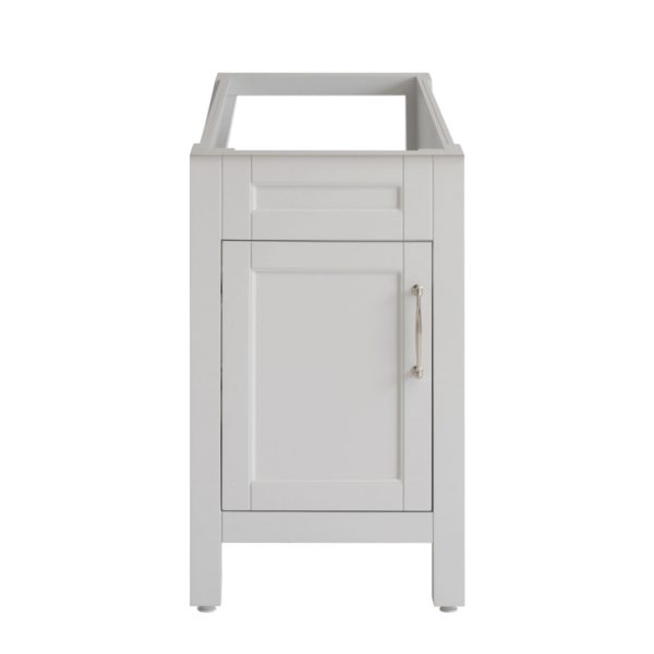 18 inch white vanity without top a