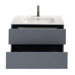 32 inch matte dust gray single sink floating vanity 3