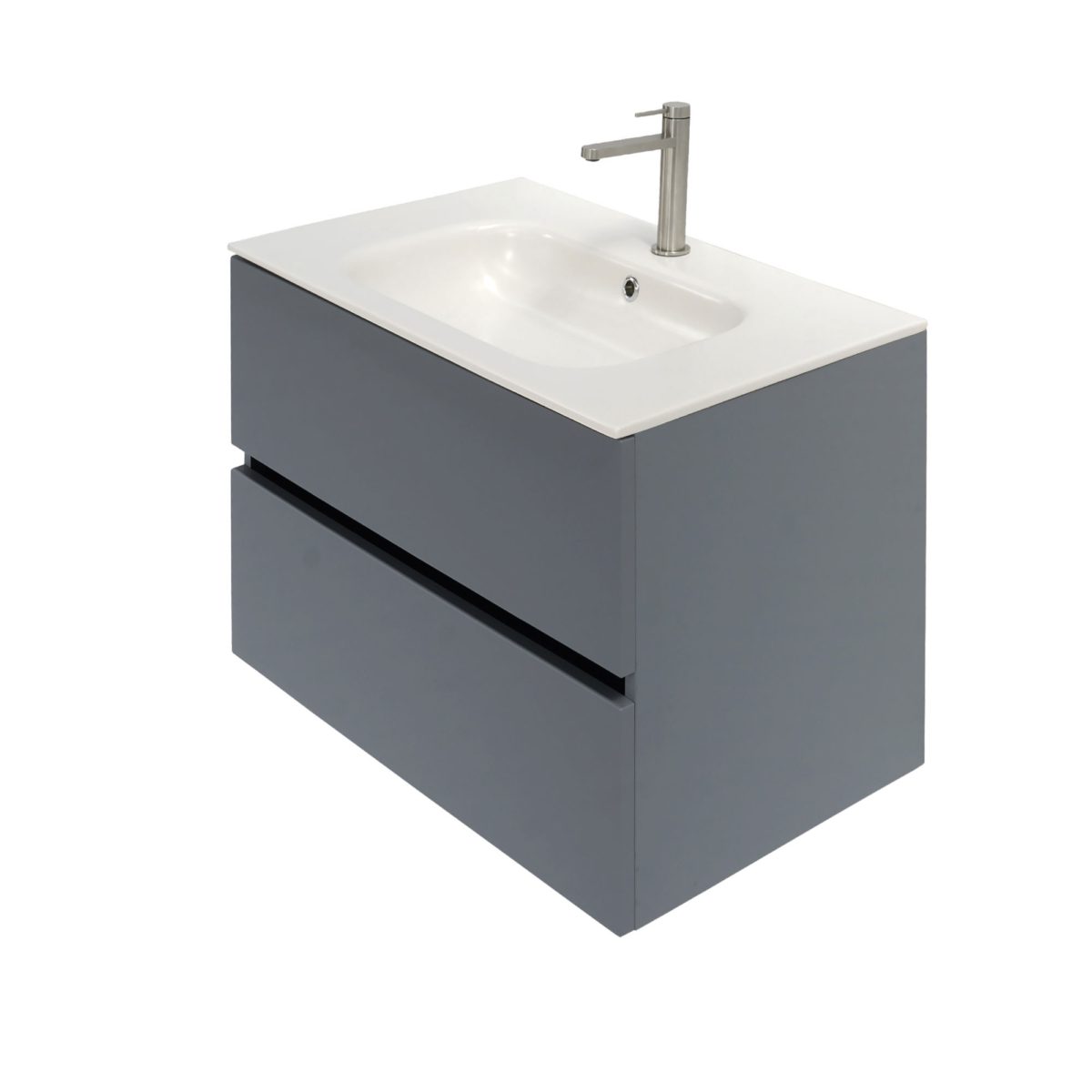 32 inch matte dust gray single sink floating vanity 4 1