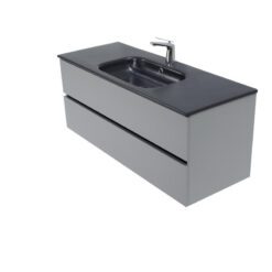 48 inch Dark Oak Single Sink Floating Vanity 5 1
