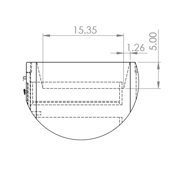 48 inch Double Sink Vanity Drawing Details a