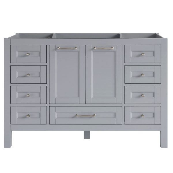 48 inch Gray Single Vanity Without Top a
