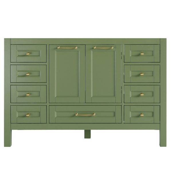 48 inch Green Single Vanity without top a