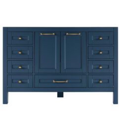 48 inch Navy Blue Single Sink Vanity without top a