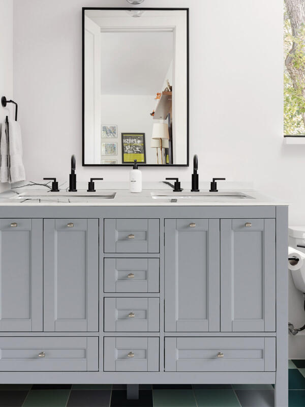 48 inch gray single bathroom vanity a