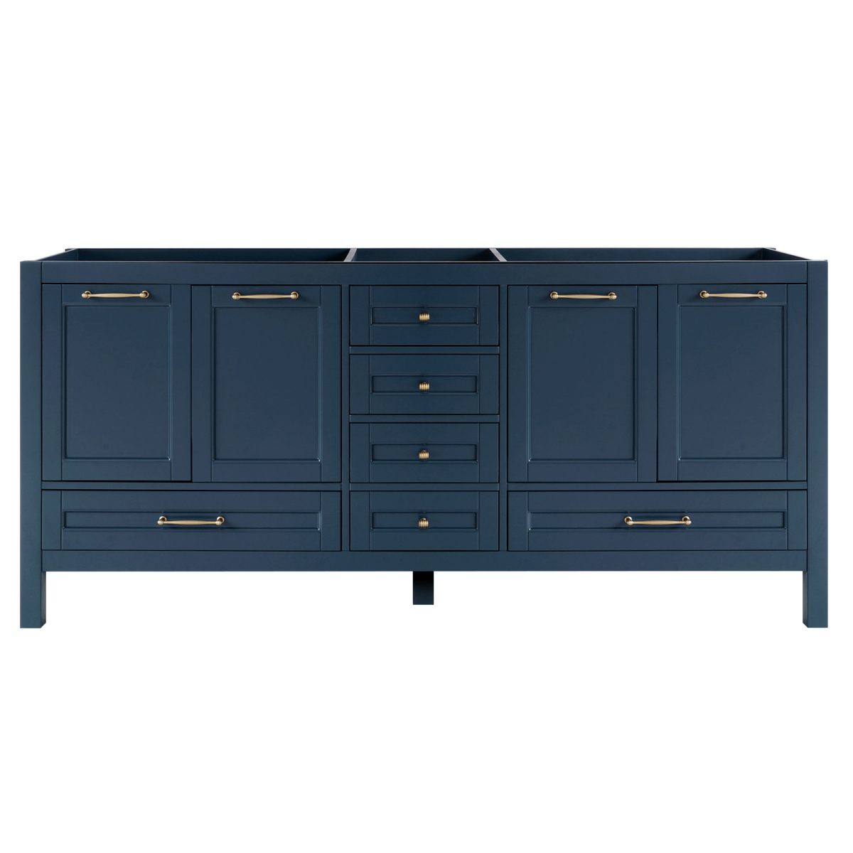 72 inch Navy Blue Double without top a