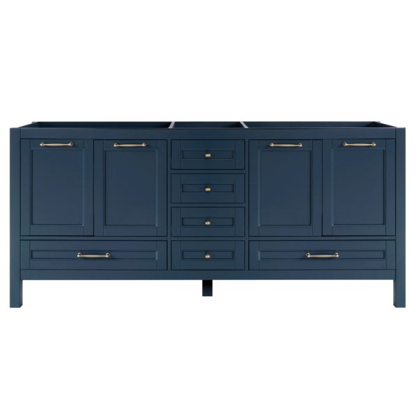 72 inch Navy Blue Double without top a