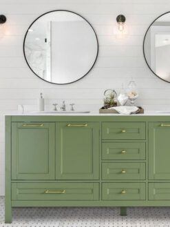 72 inch green bathroom vanity a