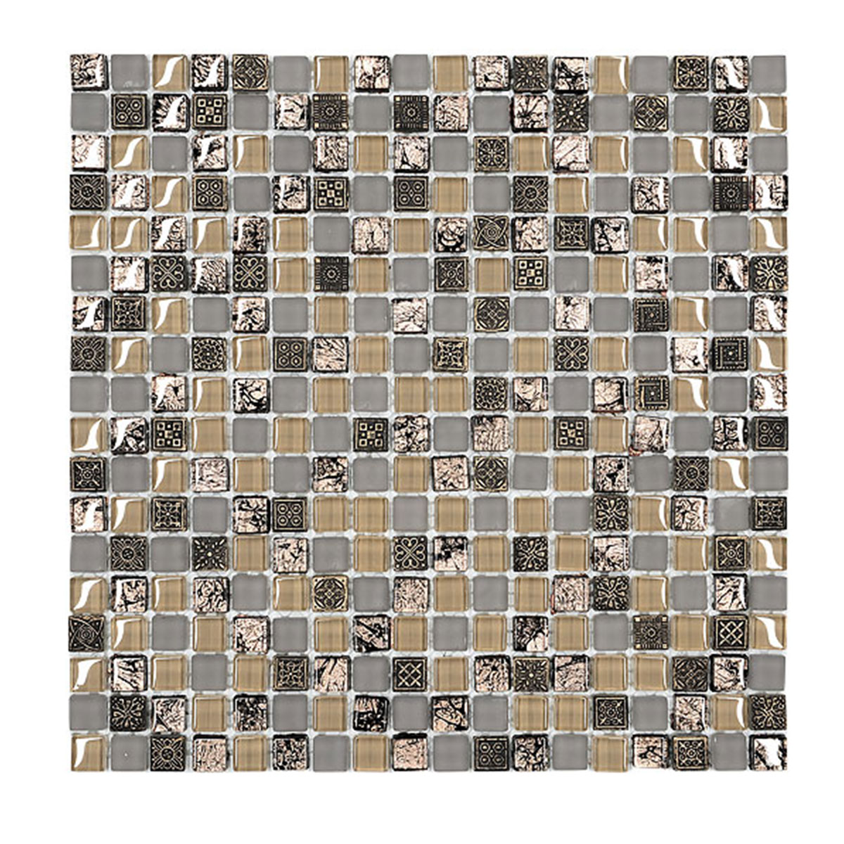 Gorgeous Beige Gray Brown Tile BA1165