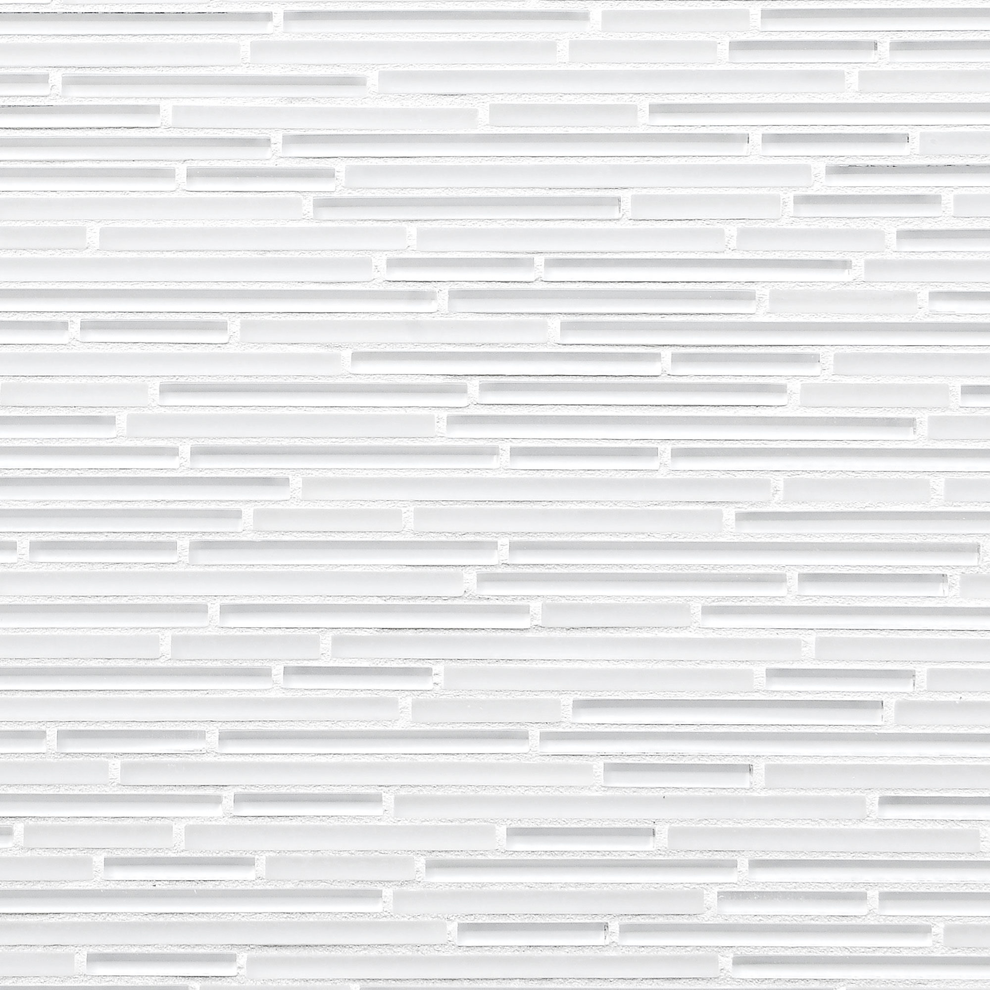 Modern White Thin Glass Mosaic Backsplash tile BA1164 7