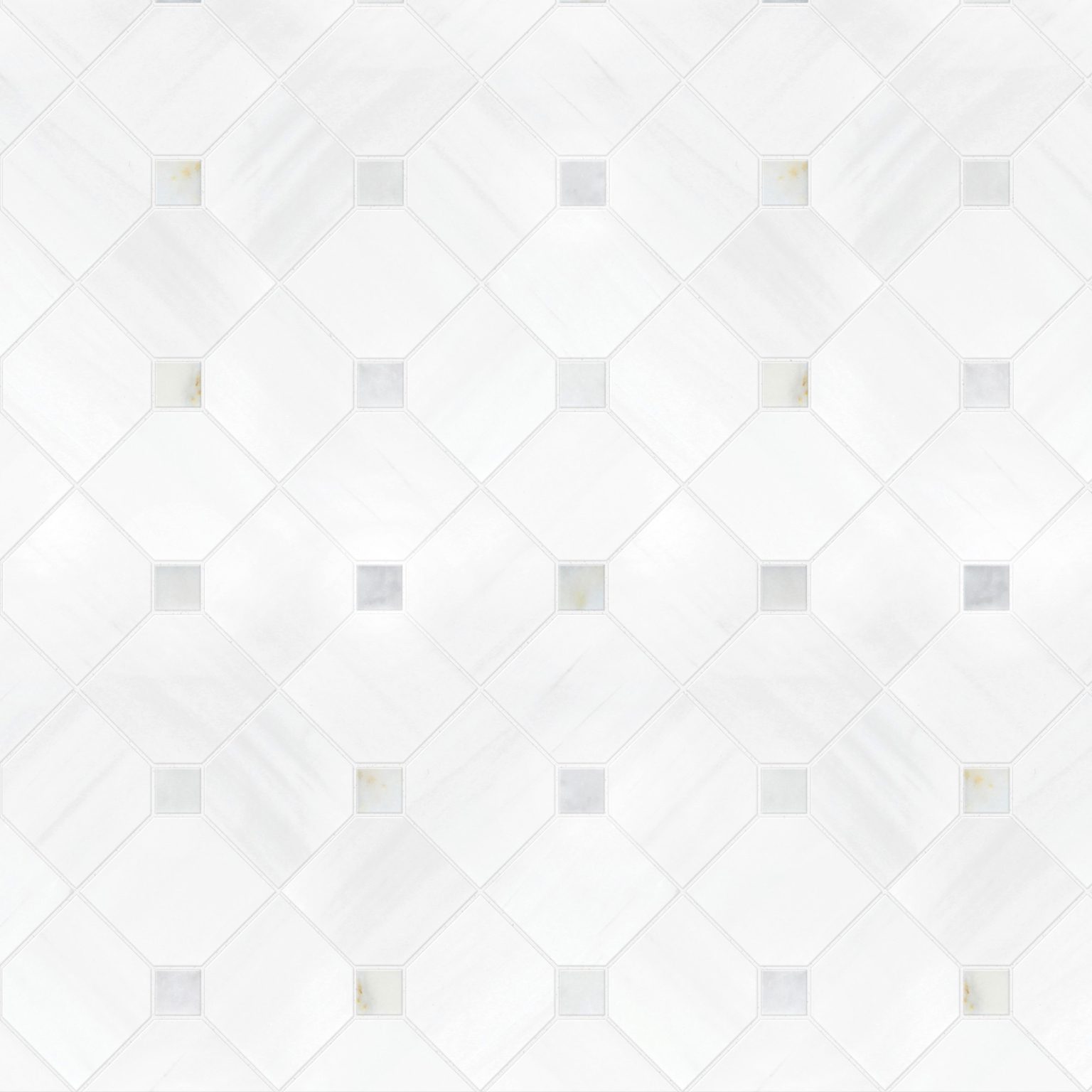 White Gray Dot Marble Mosaic Backsplash Tile