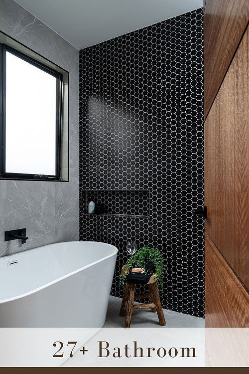 Hexagon Tile Bathroom