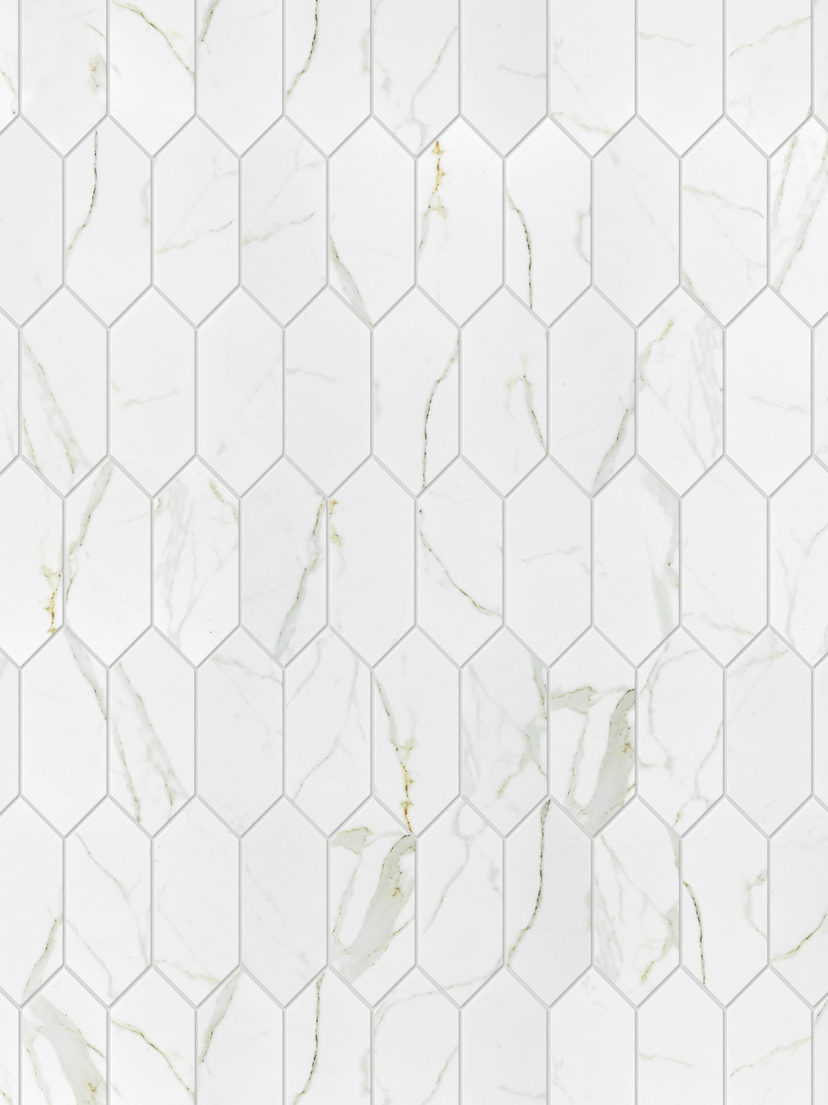 Glass Calacatta Gold Marble Look Mosaic Backsplash Tile BA6702 4