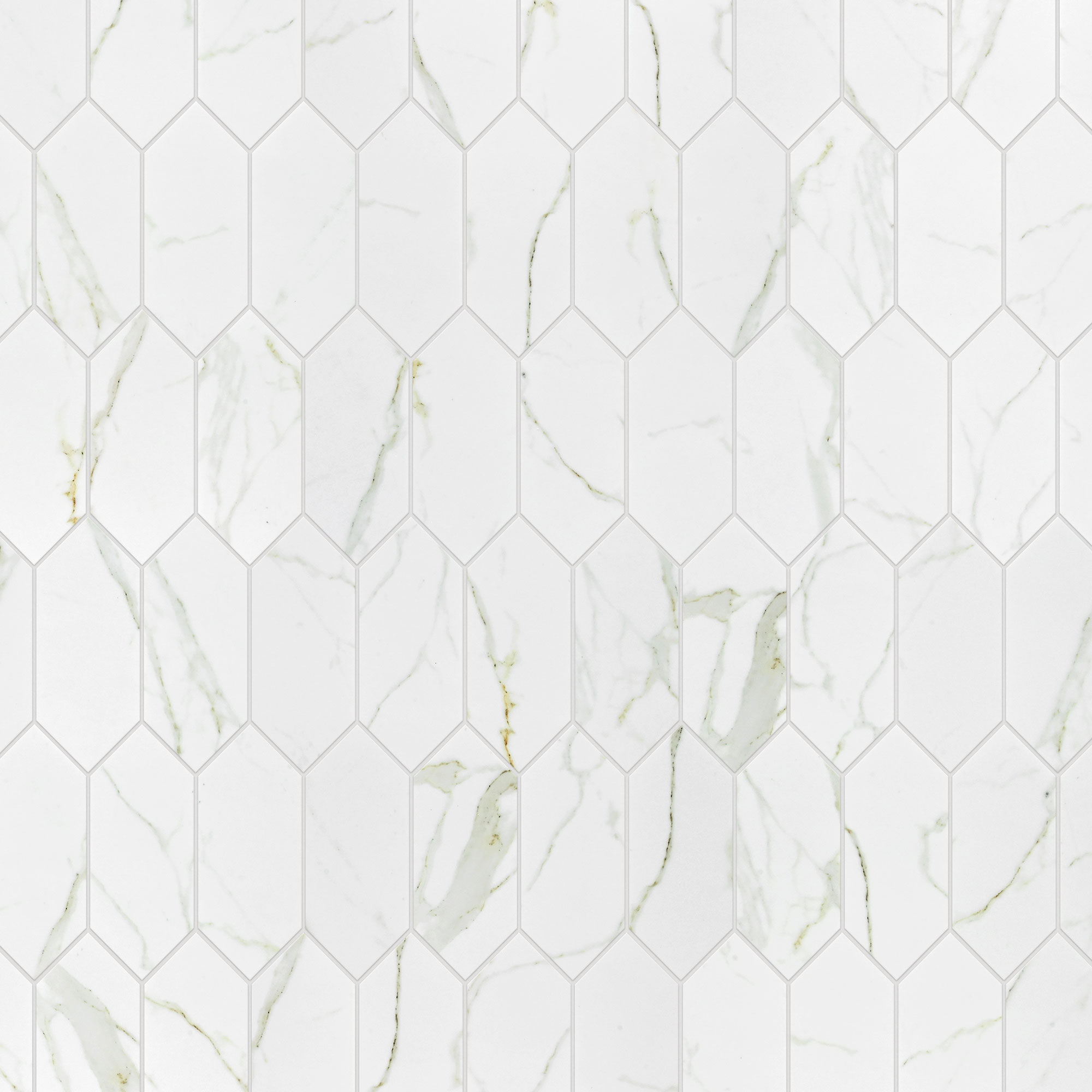 Glass Calacatta Gold Marble Look Mosaic Backsplash Tile BA6702 9