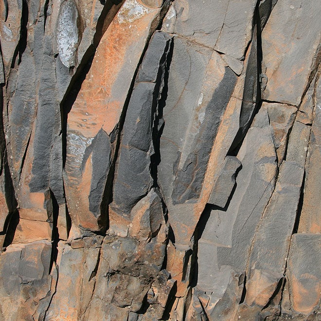 slate stone cliff
