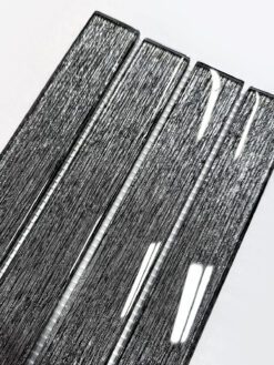 Shimmery Black Glass Modern Backsplash Tile BA8021 6