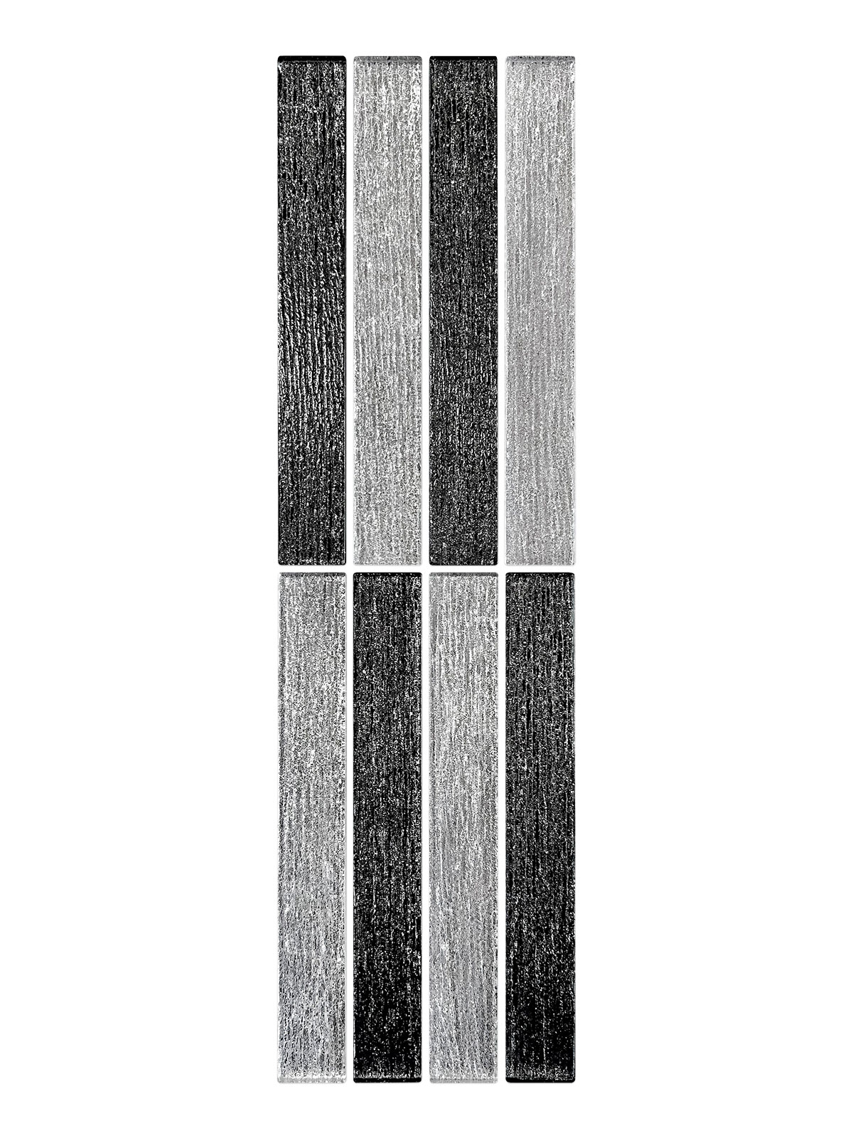Shimmery Textured Black and White Glass Backsplash Tile BA8024 1