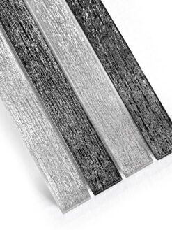 Shimmery Textured Black and White Glass Backsplash Tile BA8024 3
