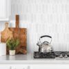 Glass Sparkle Pearl Picket Backsplash Tile BA6709