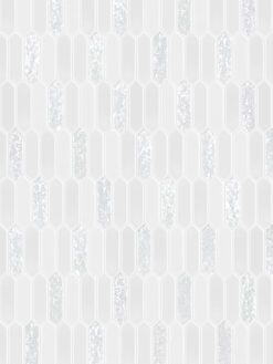 Glass Sparkle Pearl Picket Backsplash Tile BA6709 5