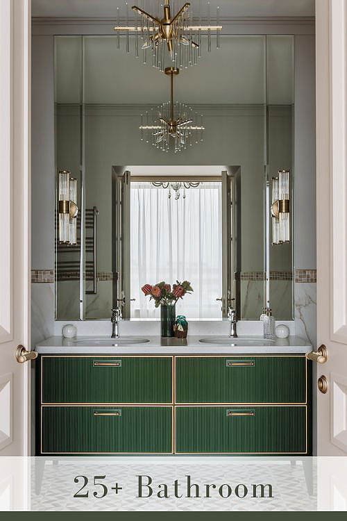 Green Bathroom Vanity