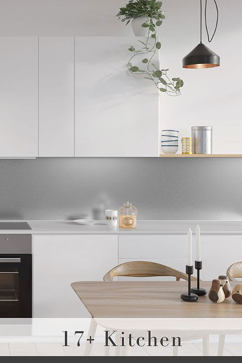 Gray Backsplash for White Cabinets Sleek & Timeless Combination